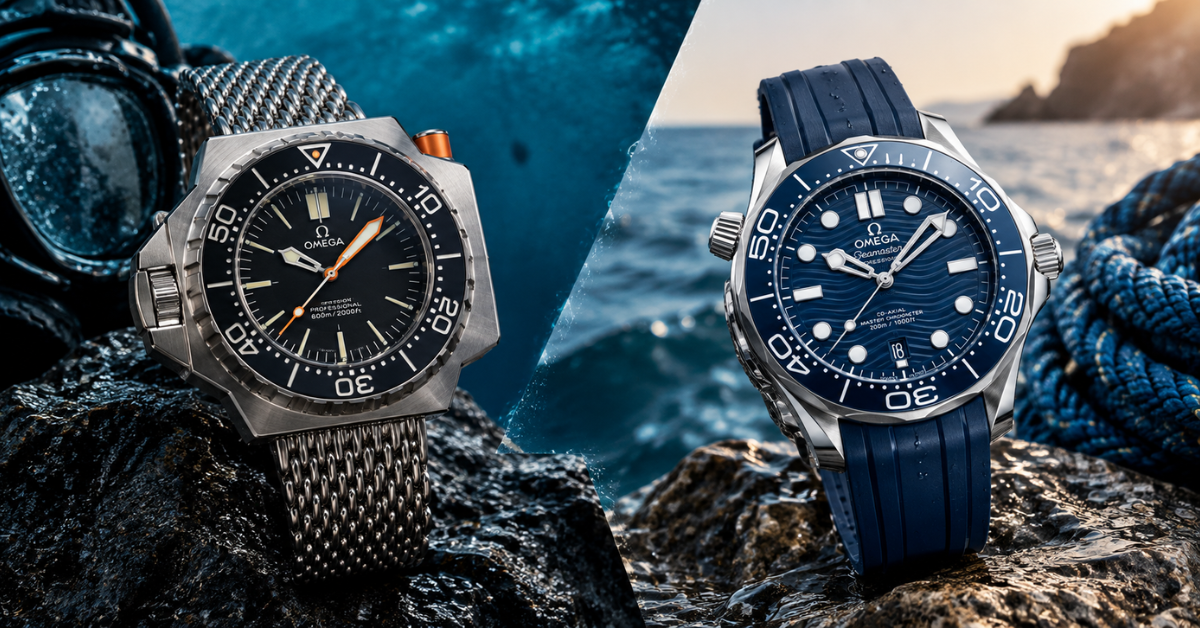 Omega Ploprof vs Seamaster Diver 300M
