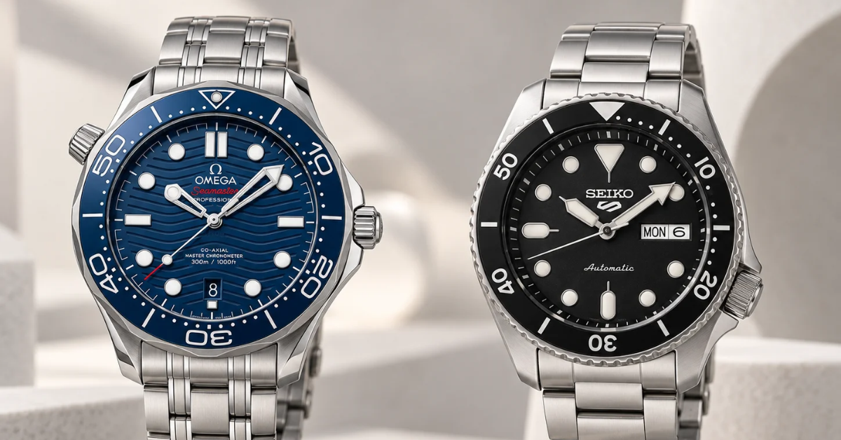 Omega Seamaster Diver 300M vs Seiko 5