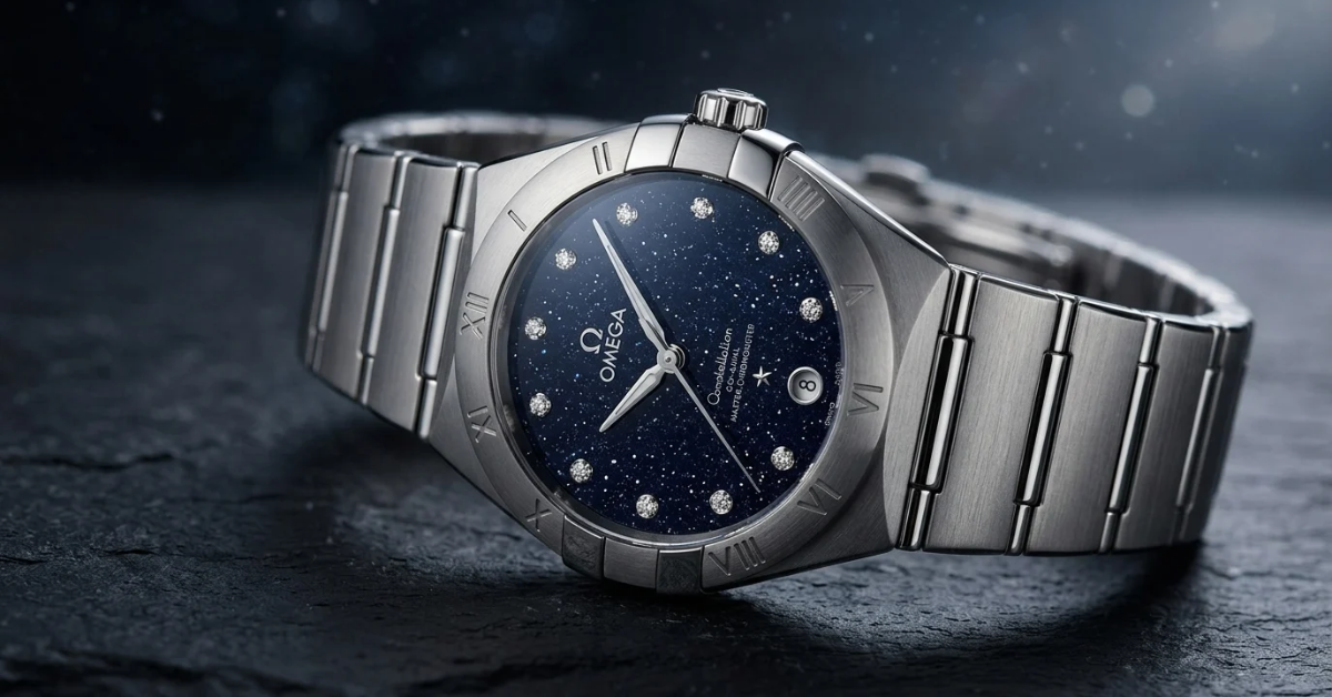 Omega Constellation Celestial Blue