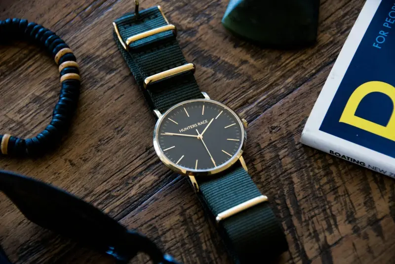 A field watch with a clear, legible dial